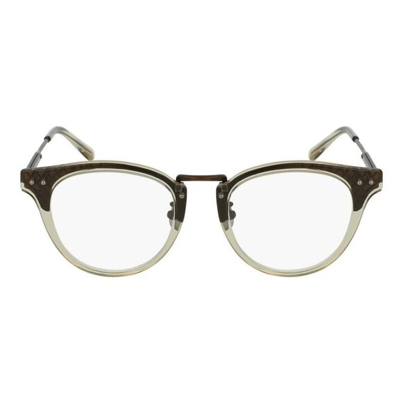 Bottega Veneta Womens Round/Oval Bronze Transparent Fashion Designer Eyewear - Picture 2 of 4